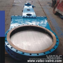 Gearbox Double Flange Knife Gate Valve